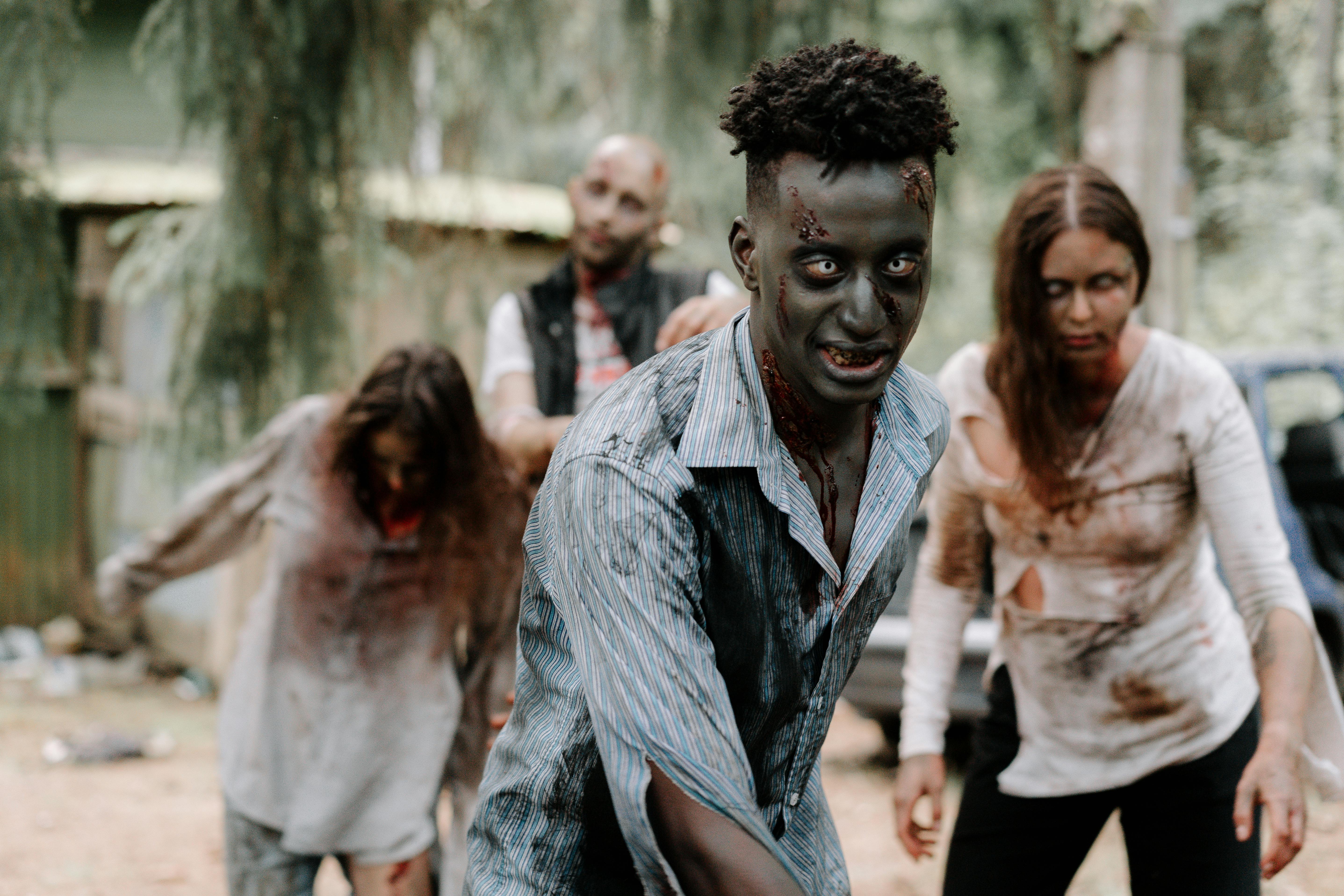 zombies in a feild