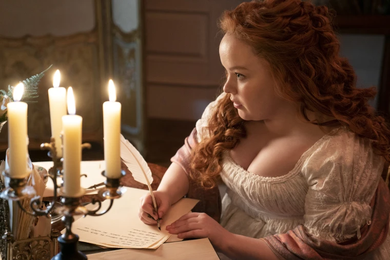Penelope write Lady Whistledown letter
