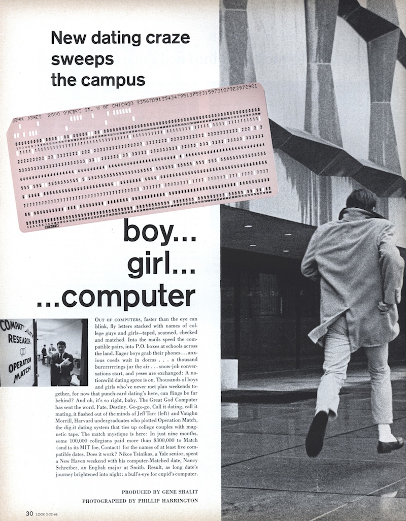 New Dating Craze Sweeps The Campus, Boy...Girl...Computer