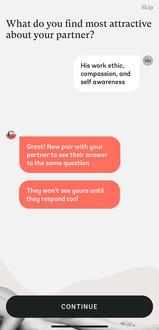 coral app with chat bot to answer sex related questions 
