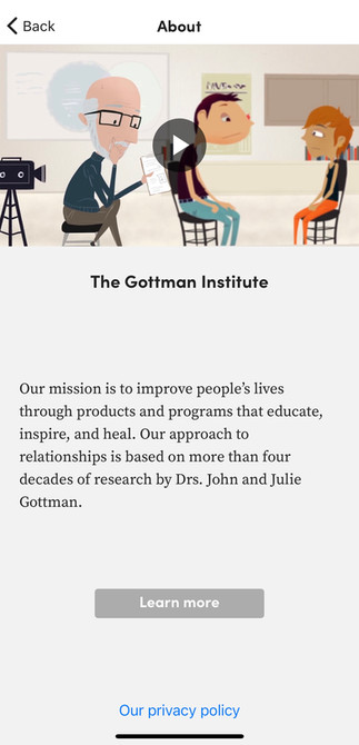 Mission of Gottman Institute