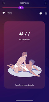official app with sex positions like prone bone